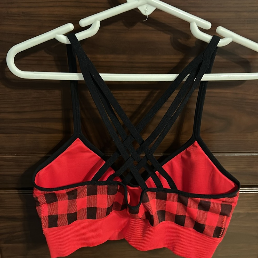 Buffalo Check Bralette - Picture 2 of 4